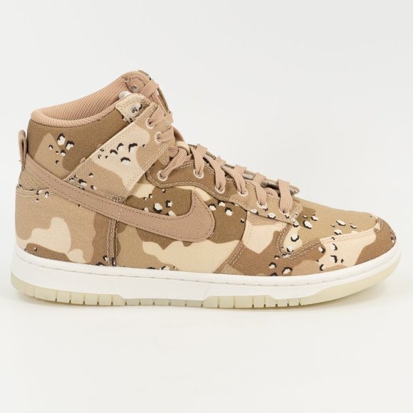 Nike Women's Dunk High 'Desert Camo' DX2314-200 Sneakers size 8 - Picture 2 of 9